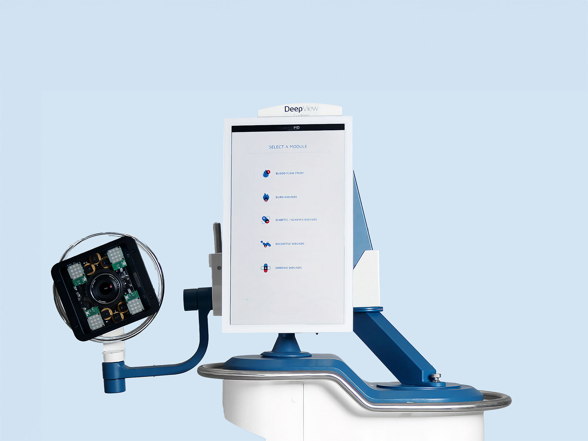 DeepView AI wound-imaging platform, designed and engineered by Speck.